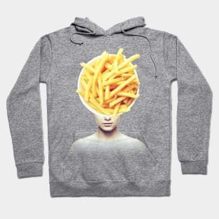 French fries portrait Hoodie